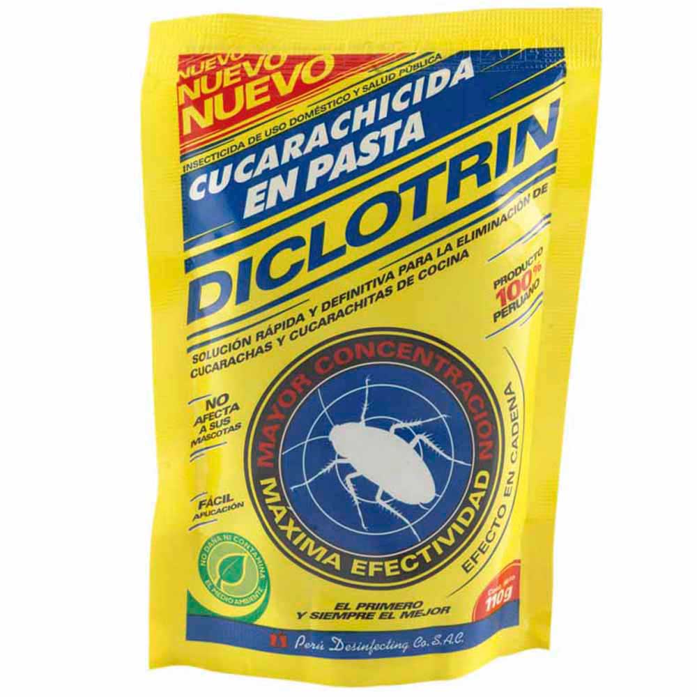 Insecticida en pasta PERÚ DESINFECTING CO. DICLOTRIN Doypack 110Gr