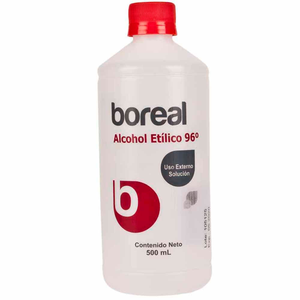 Alcohol Etílico BOREAL 96° Frasco 500ml
