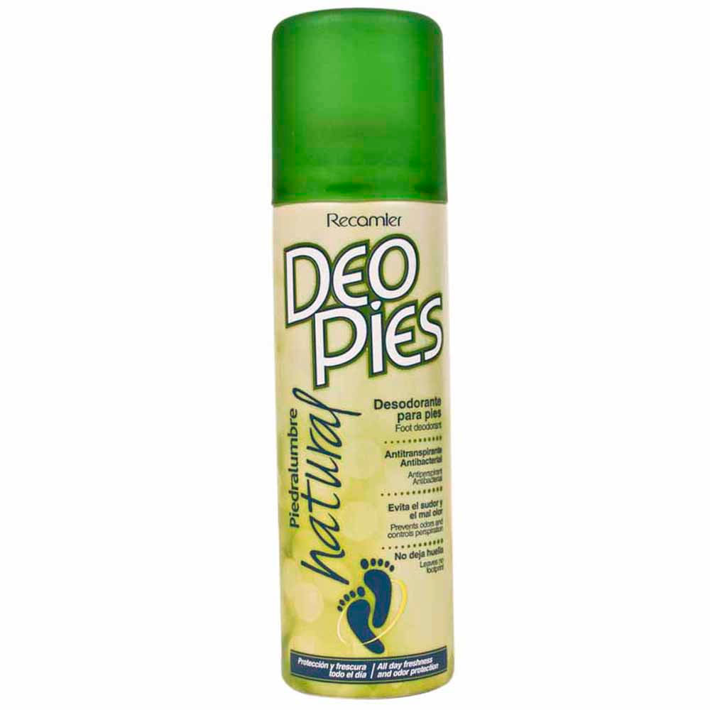 Desodorante Aerosol para Pies DEO PIES Piedralumbre Natural Frasco 260ml