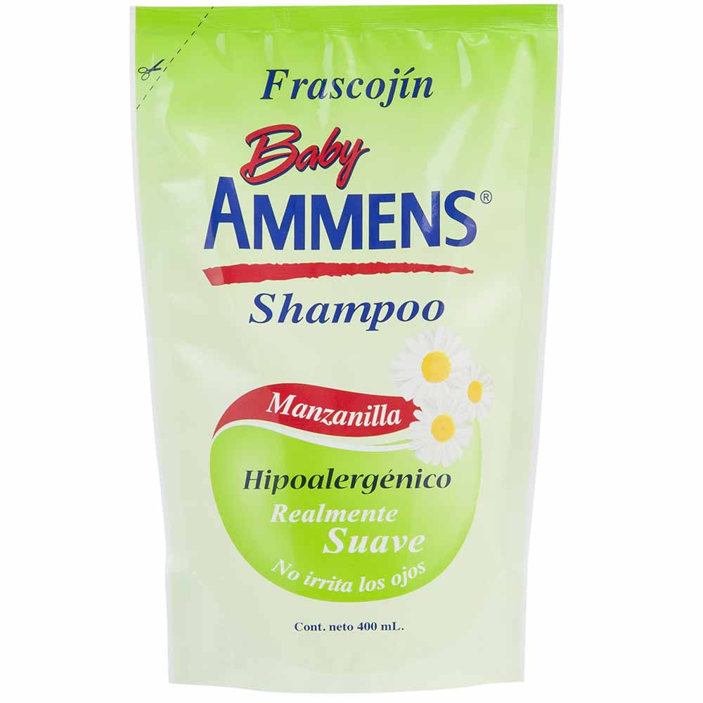 Shampoo para Bebé AMMENS Manzanilla Doypack 400ml