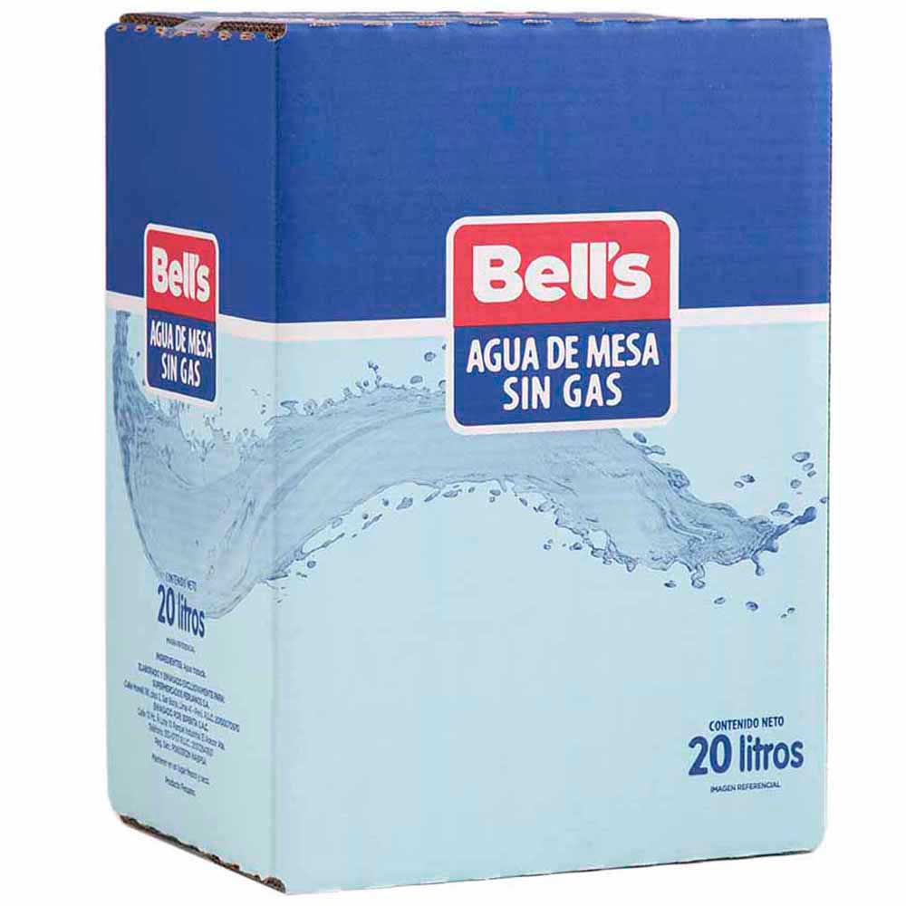 Agua sin Gas BELL'S Caja 20L