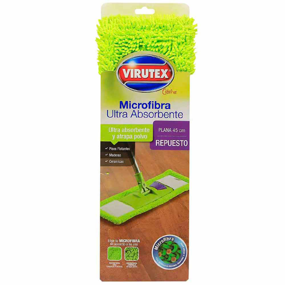 Set Repuesto Microfibra VIRUTEX Ultra Absorbente 45cm
