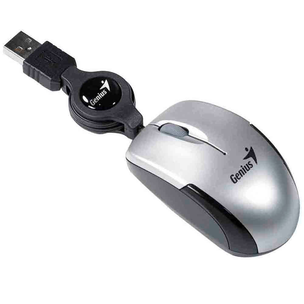 Mouse USB GENIUS Plateado