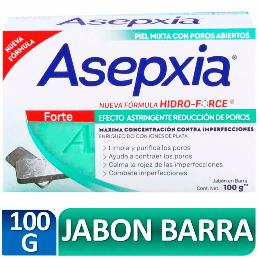 Jabón ASEPXIA Forte Barra 100g