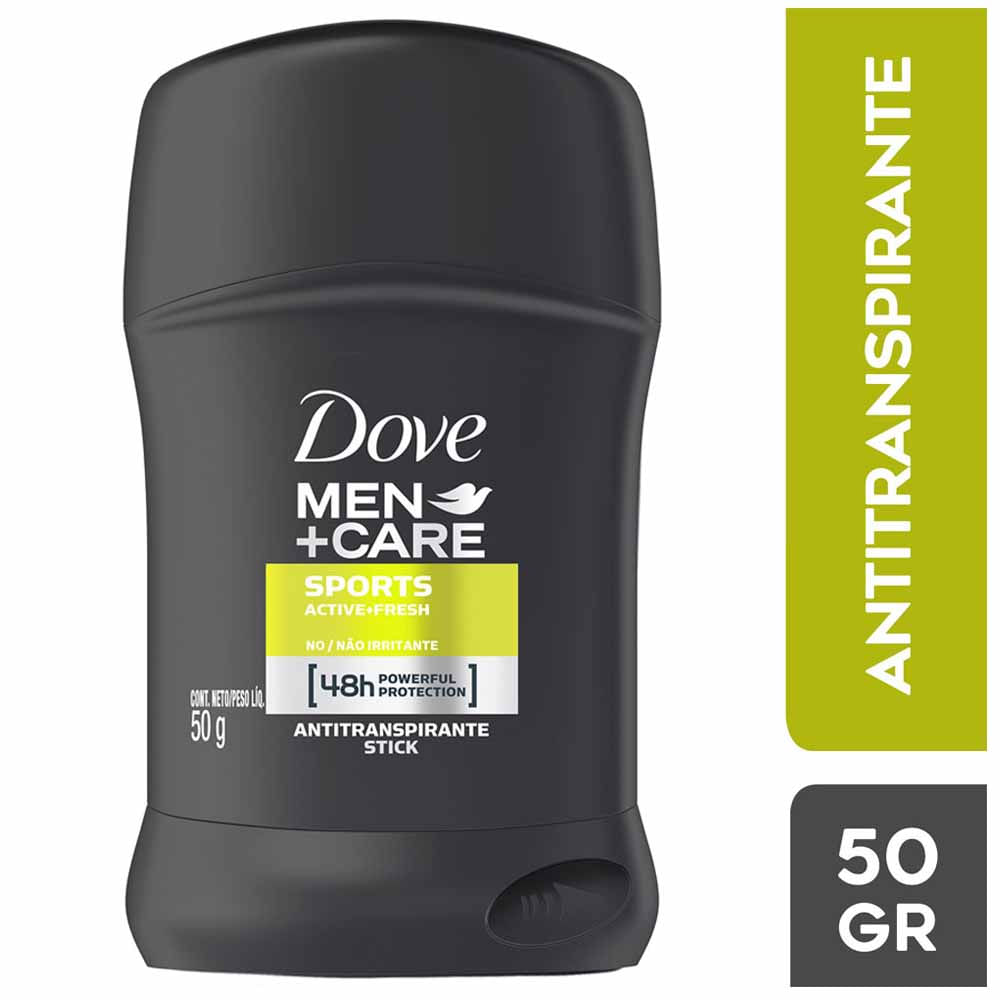 Desodorante para hombre en Barra para Hombre DOVE Sports Frasco 50g