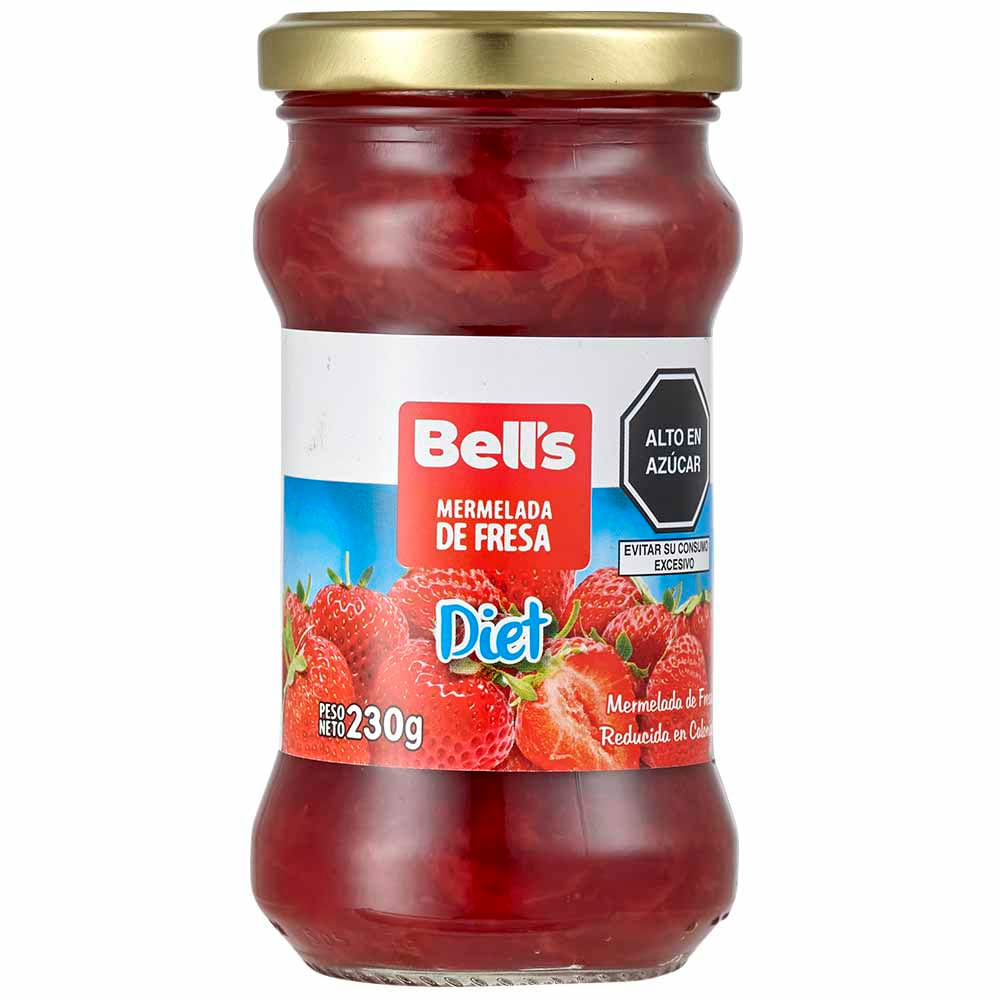 Mermelada BELL'S Dieta de fresa Frasco 230Gr