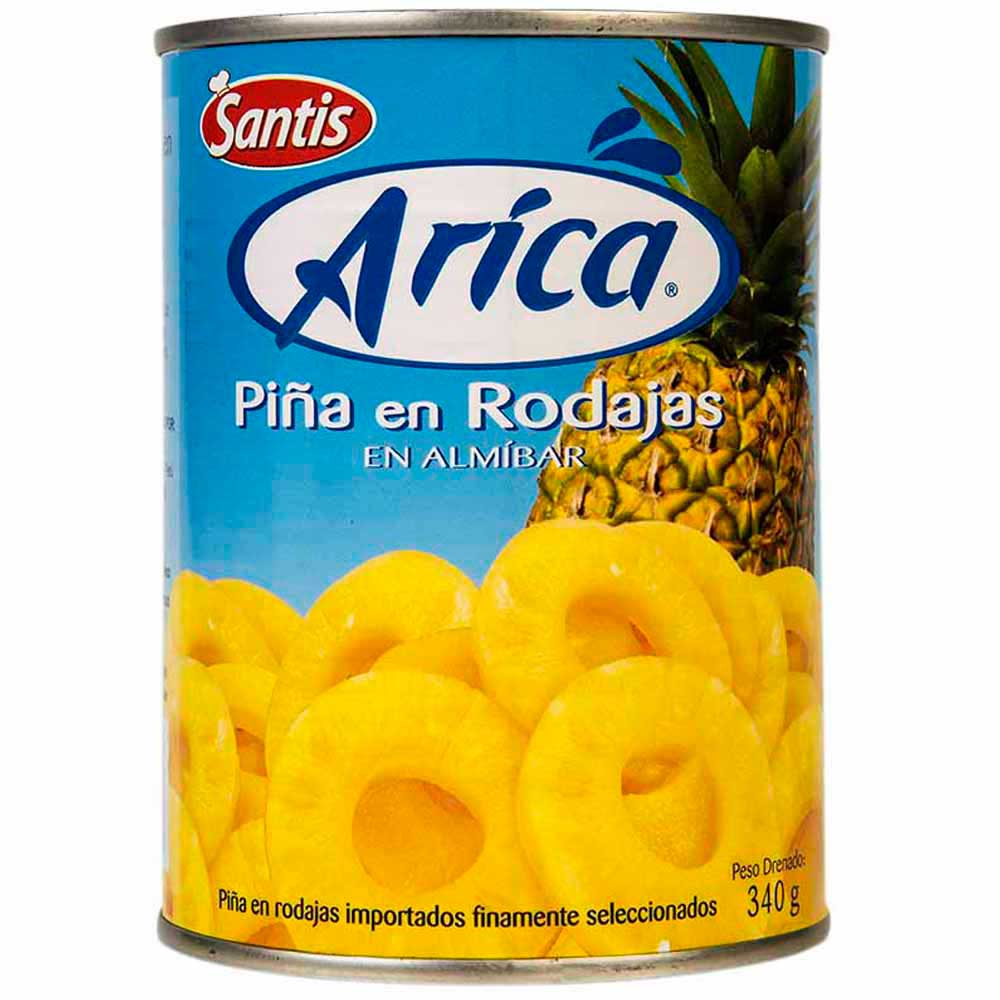 Conserva de fruta ARICA Piña en almibar Lata 565Gr