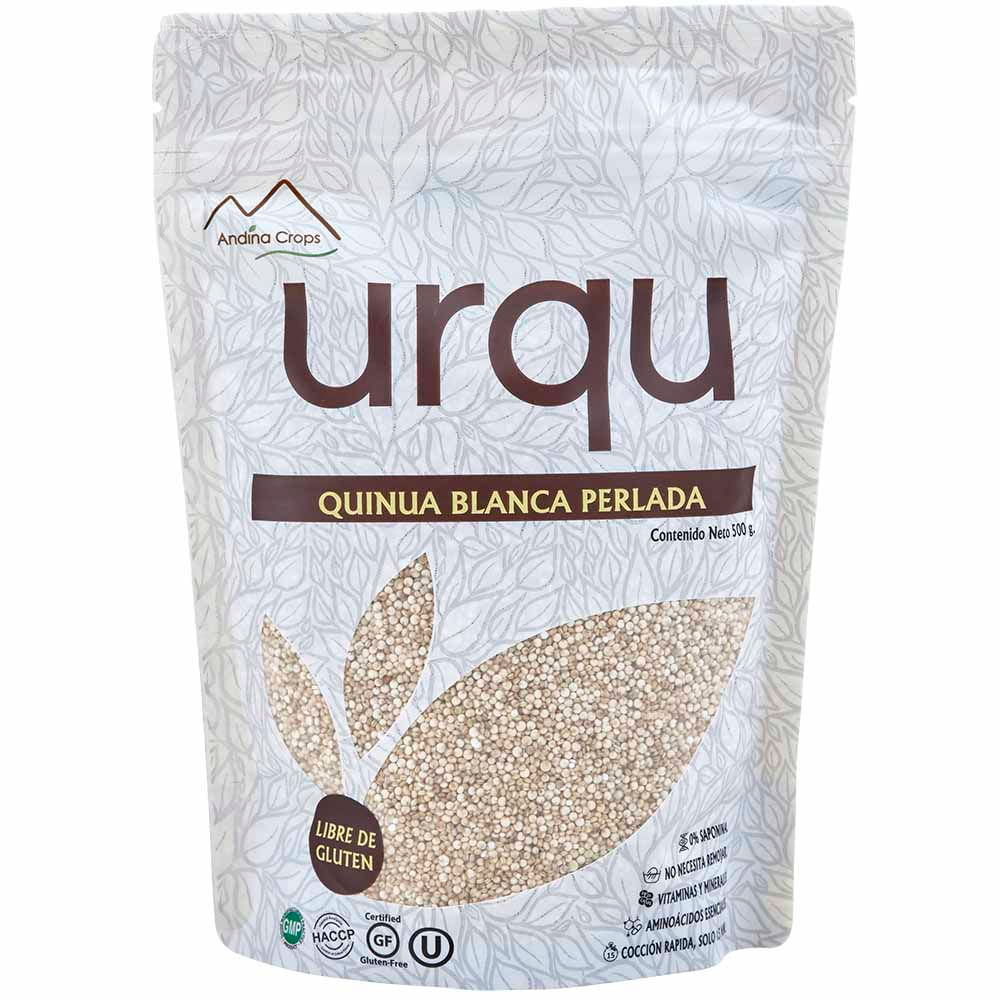 Quinua Perlada Urqu ANDINA CROPS Blanca Doypack 500g