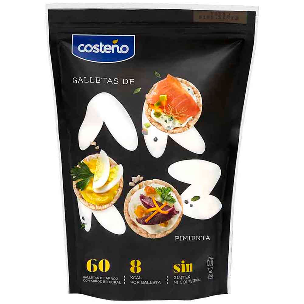 Galleta de Arroz COSTEÑO Pimienta Doypack 150g