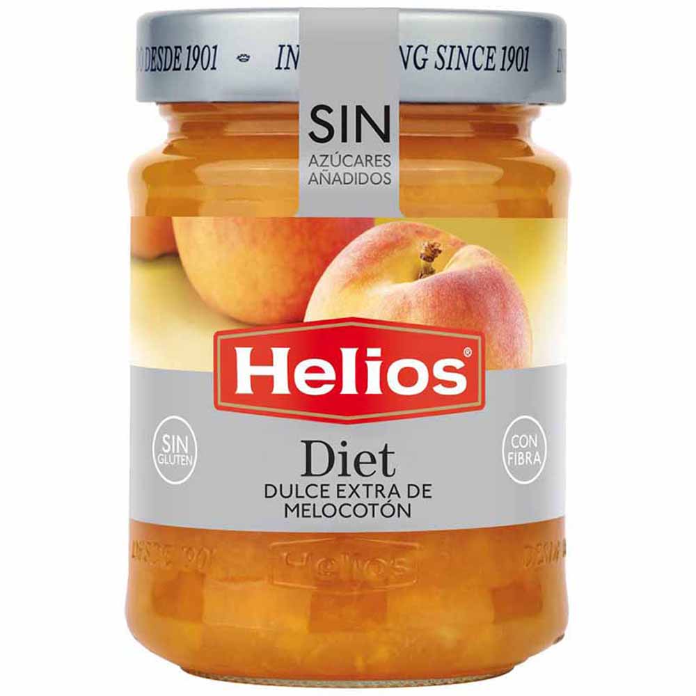 Dulce de Melocotón HELIOS Diet Frasco 280g