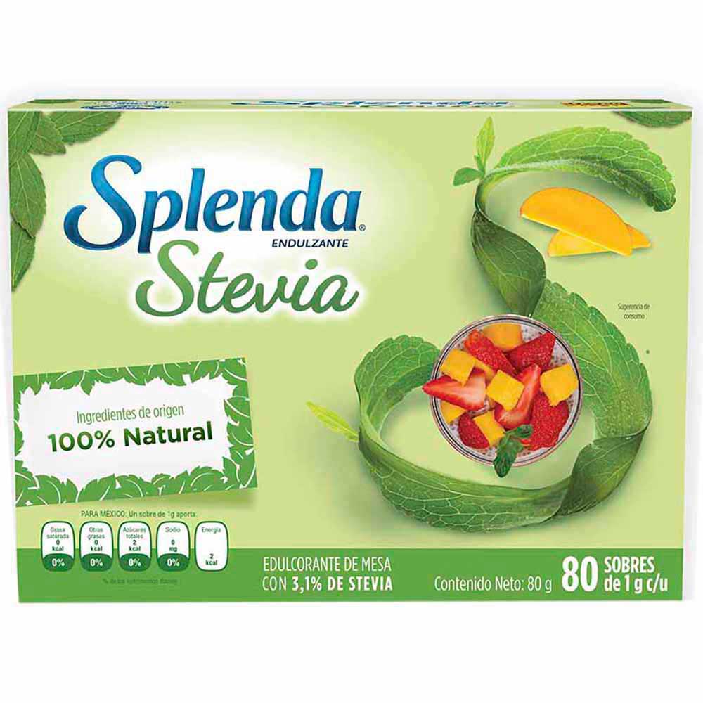 Endulzante Stevia SPLENDA Caja 80g