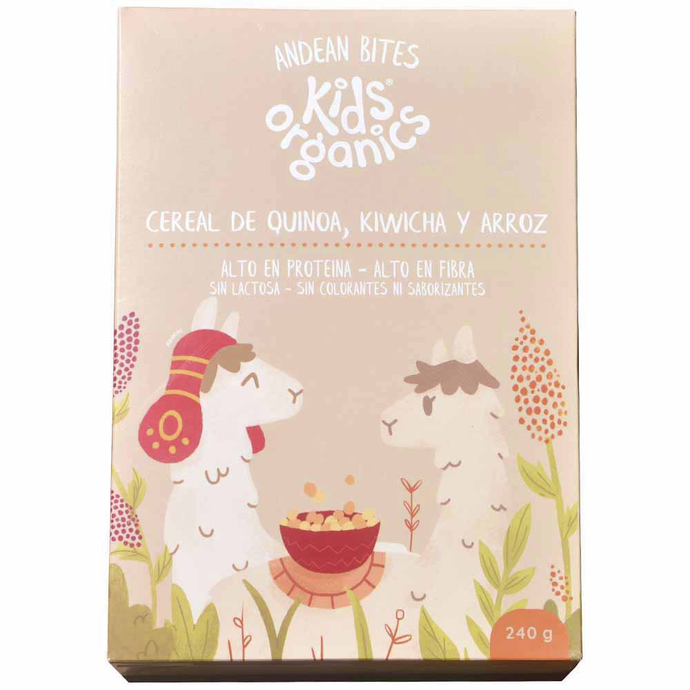 Cereal Orgánico Andean Bites KIDS ORGANIC Caja 240g