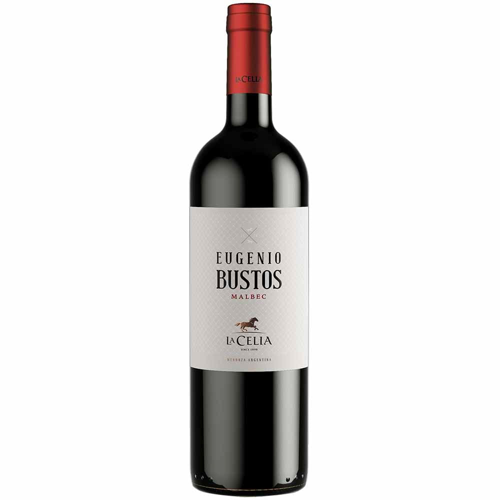 Vino Tinto Malbec LA CELIA Eugenio Bustos Botella 750ml