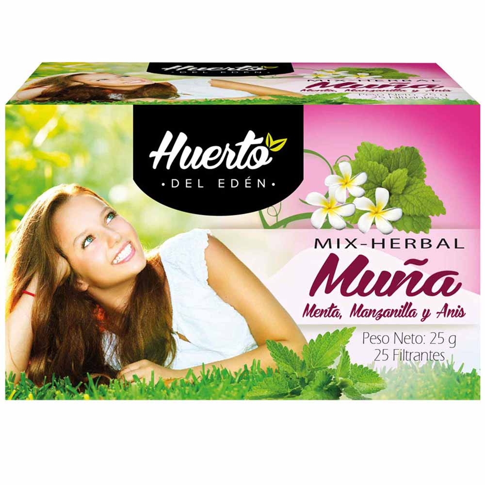 Infusión Mix Herbal Muña HUERTO DEL EDEN Caja 25un
