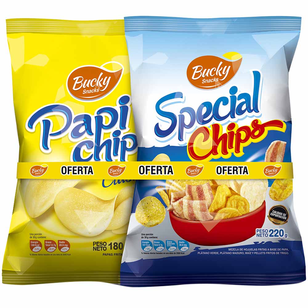 Special Chips BUCKY Bolsa 400g