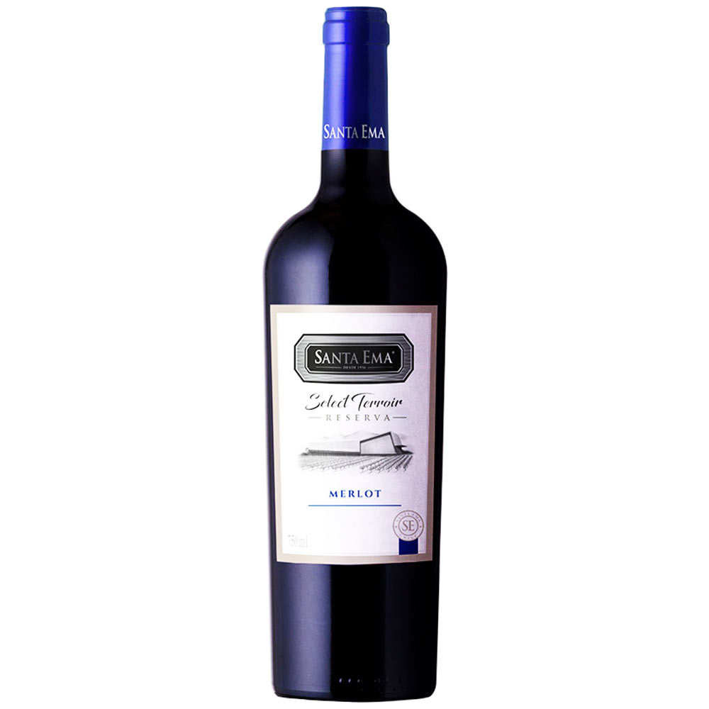 Vino Tinto SANTA EMA Select Terrior Reserva Merlot Botella 750ml