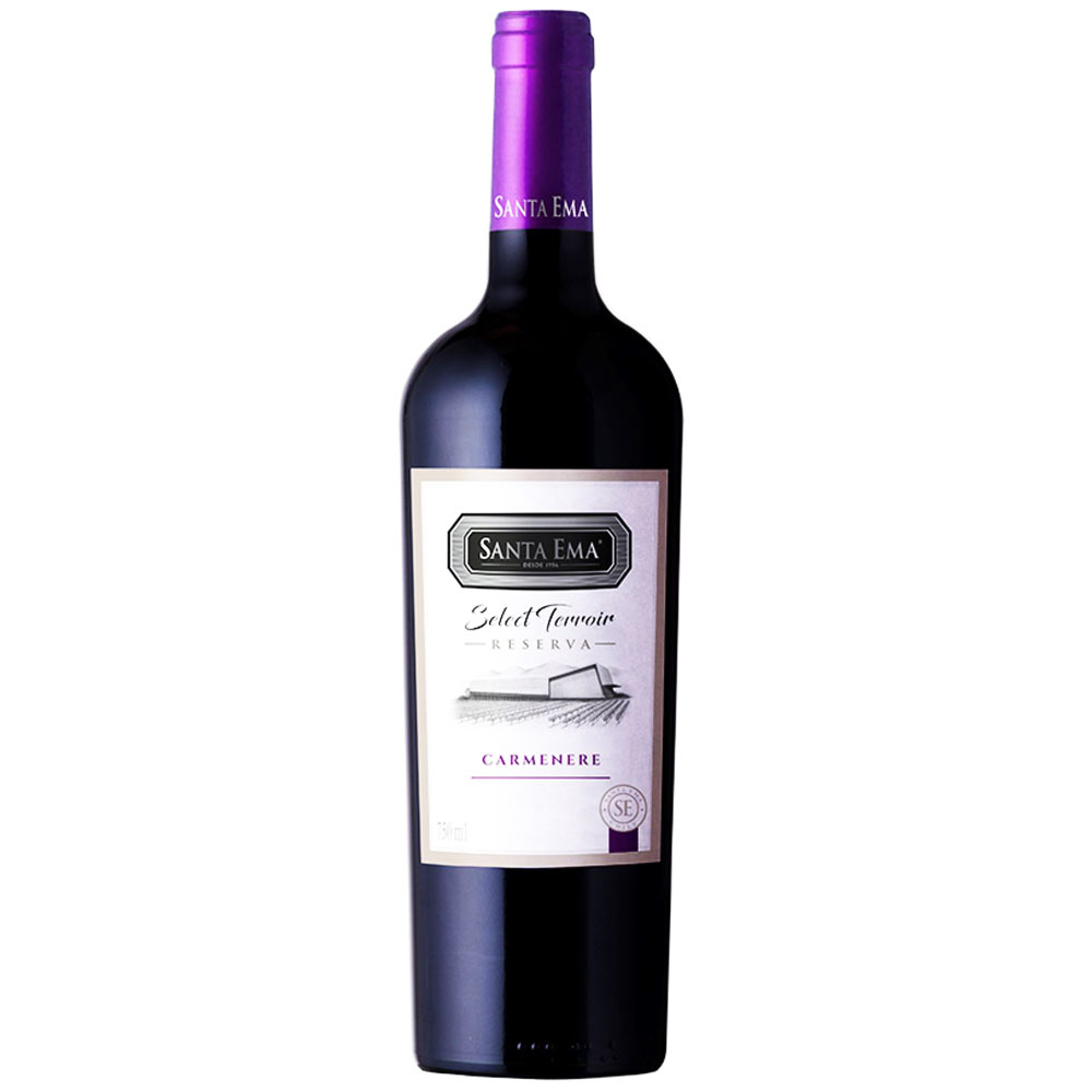 Vino Tinto SANTA EMA Select Terrior Reserva Carmenere Botella 750ml