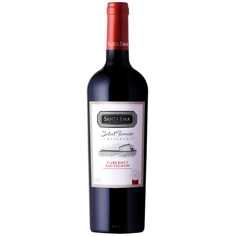 Vino Tinto SANTA EMA Select Terrior Reserva Cabernet Sauvignon Botella 750ml
