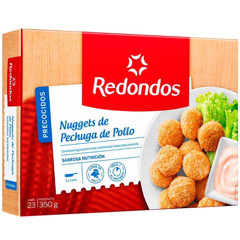 Nuggets de Pechuga de Pollo REDONDOS Caja 23un