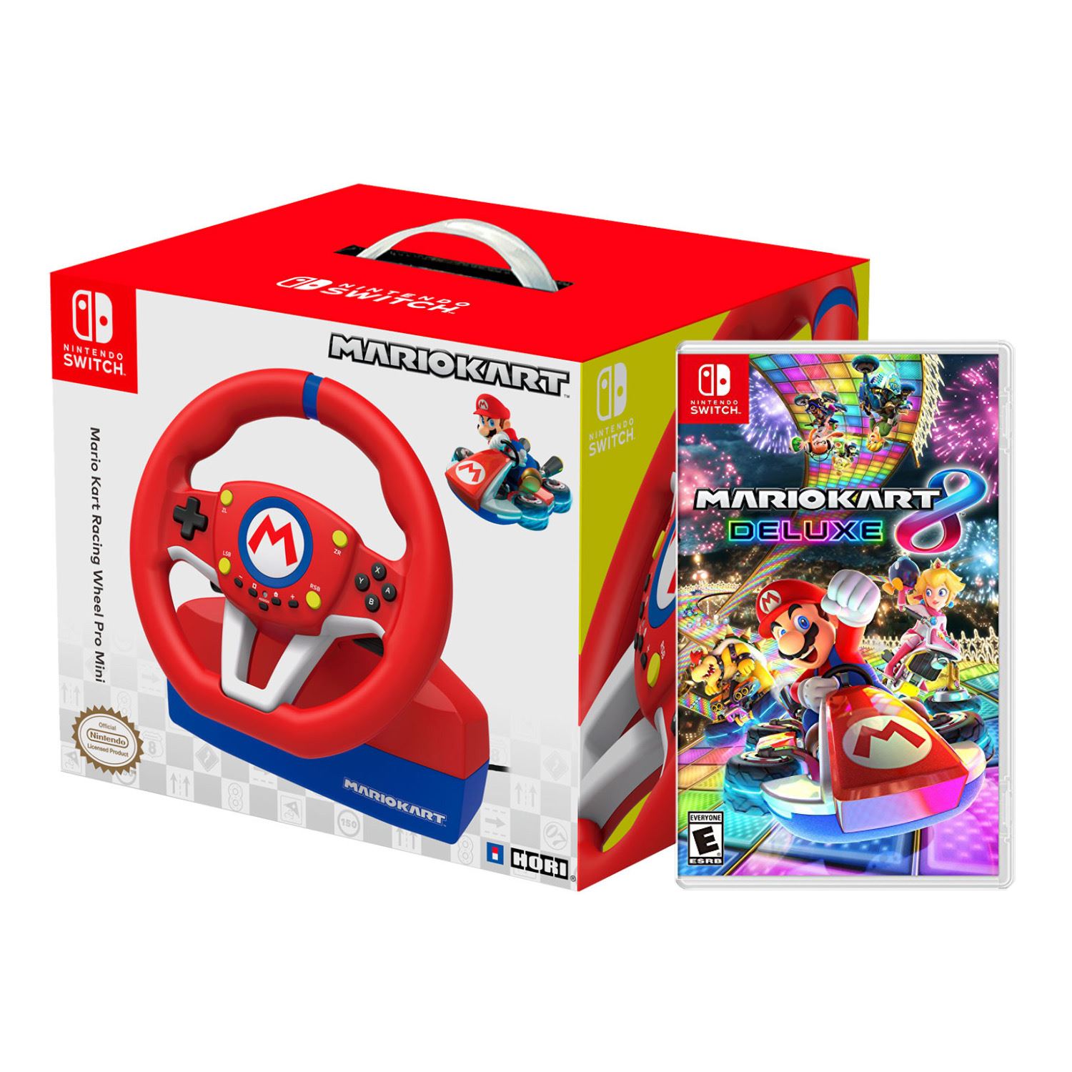 Volante Timon Nintendo Switch Mario Kart Pro + Mario Kart 8