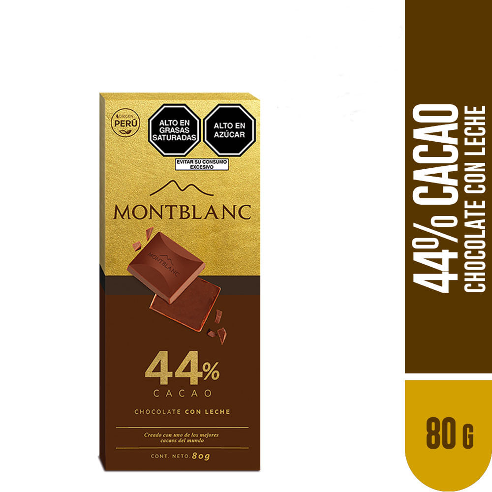 Chocolate en Tableta MONTBLANC Leche Caja 80g