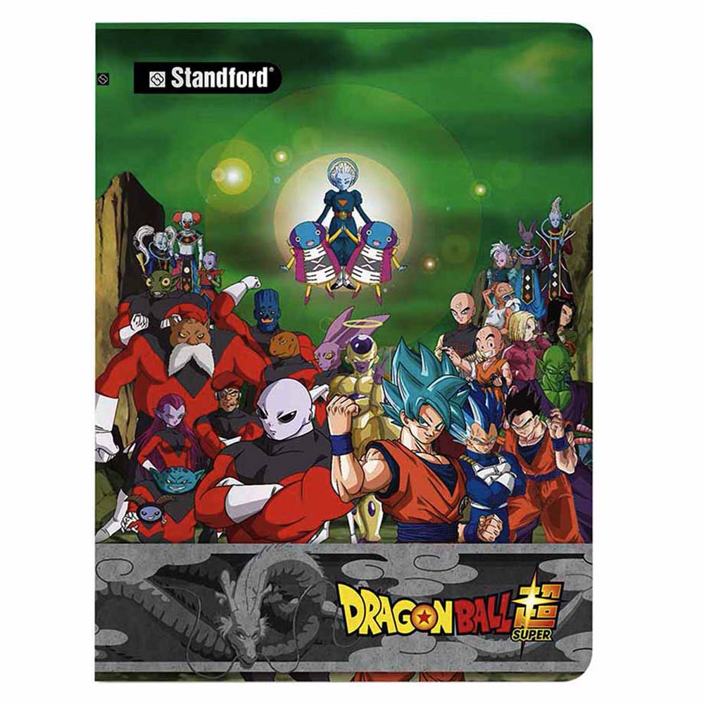 Cuaderno STANDFORD DXL Dragon Ball Super Triple Renglón 84 Hojas
