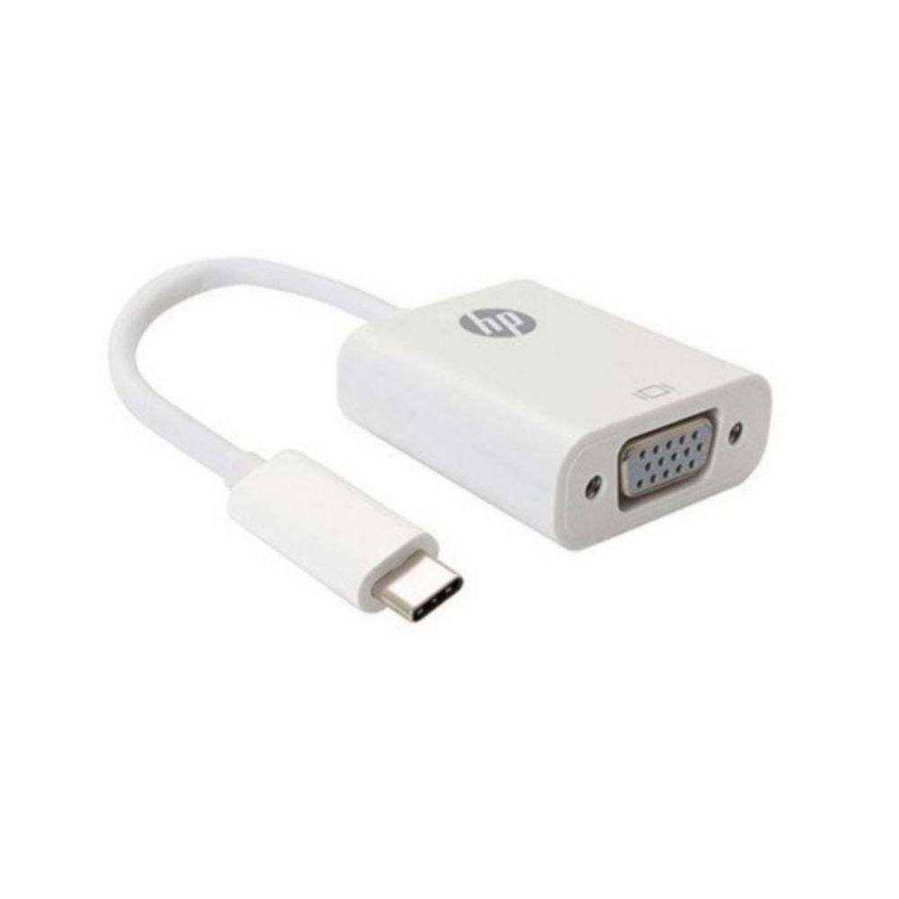 Adaptador HP USB-C a VGA HP037GB - Blanco