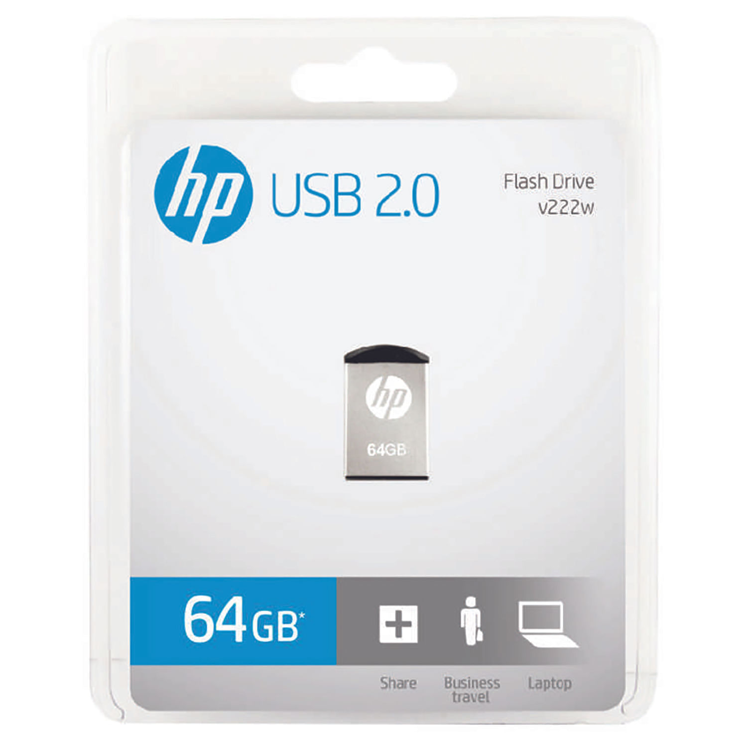 Memoria USB HP Flash Drive V222w 64GB Metal