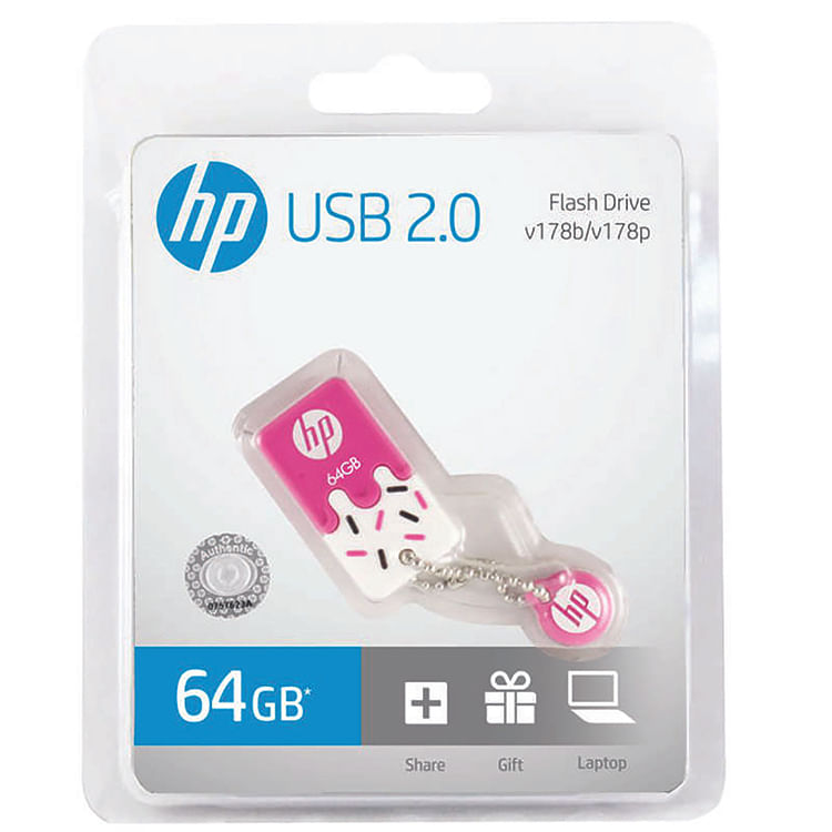 Memoria USB HP Flash Drive V178p 64GB Purpura