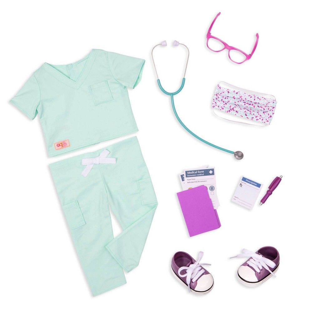 Outfit deluxe scrub cirujana Our Generation