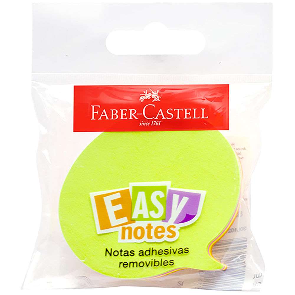 Notas Adhesivas FABER CASTELL Removibles 830-02