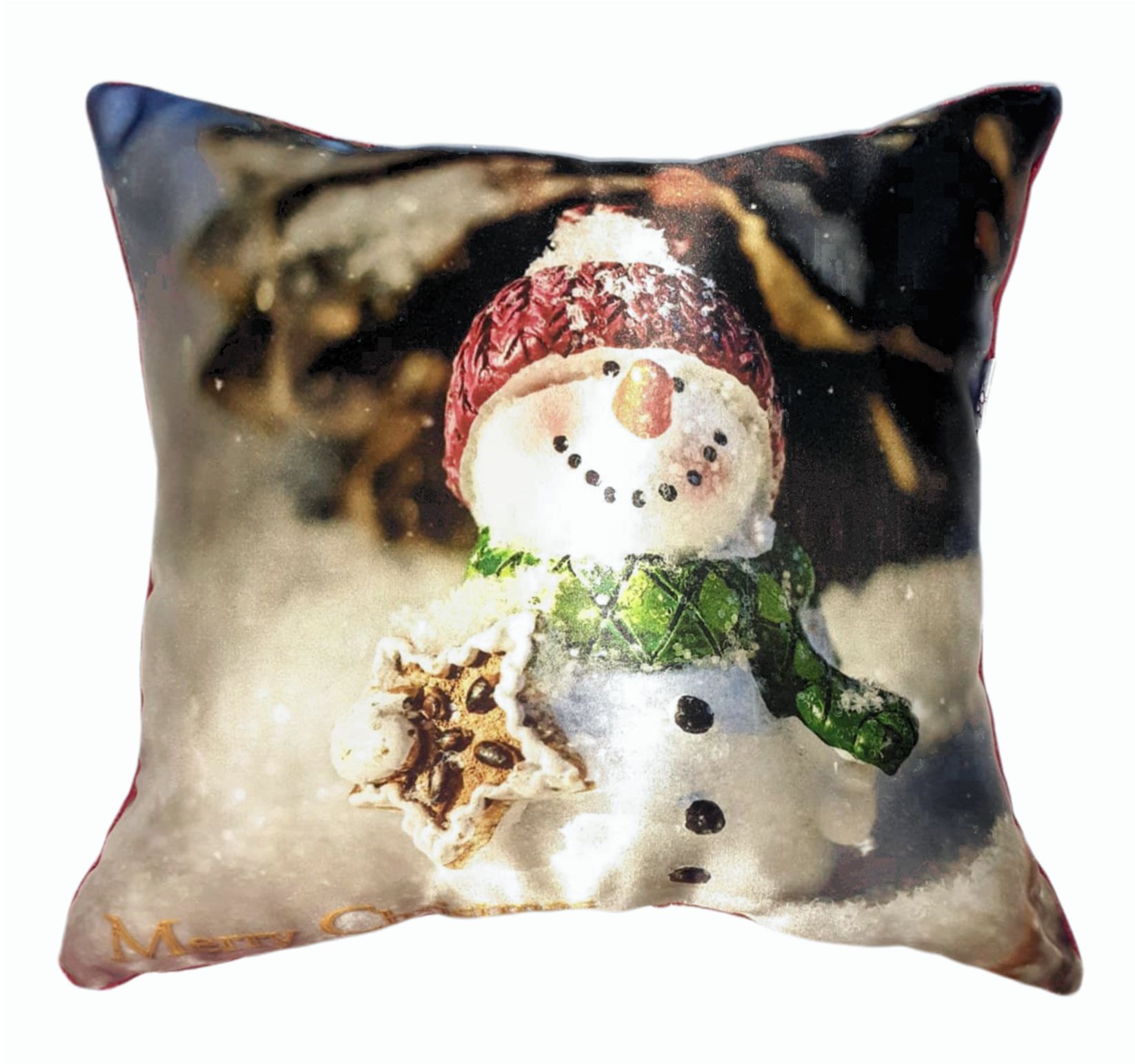 Cojín Navideño Greeta Otto Frosty Blanco
