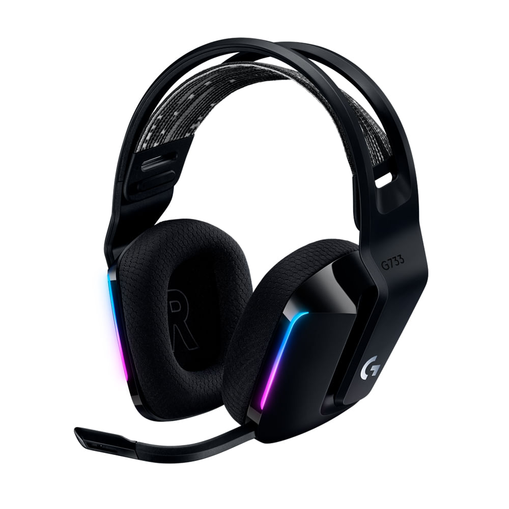 Audífono Logitech G733 RGB Lightspeed Wireless Negro