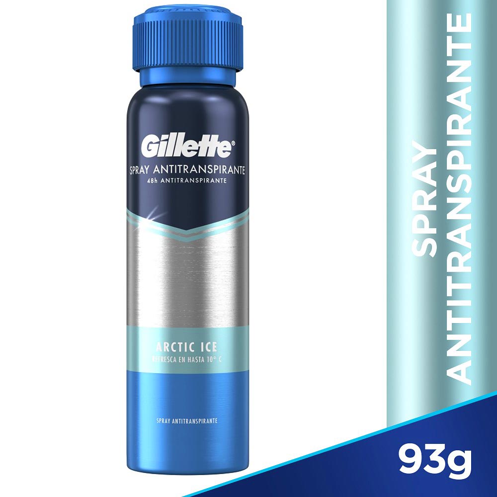 Desodorante en Aerosol para Hombre GILLETTE Endurance Artic Ice Frasco 150ml