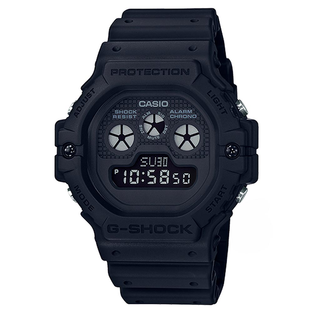 Reloj Casio G-Shock DW5900BB-1 Digital Alarma Luz de Fondo Acuático Negro
