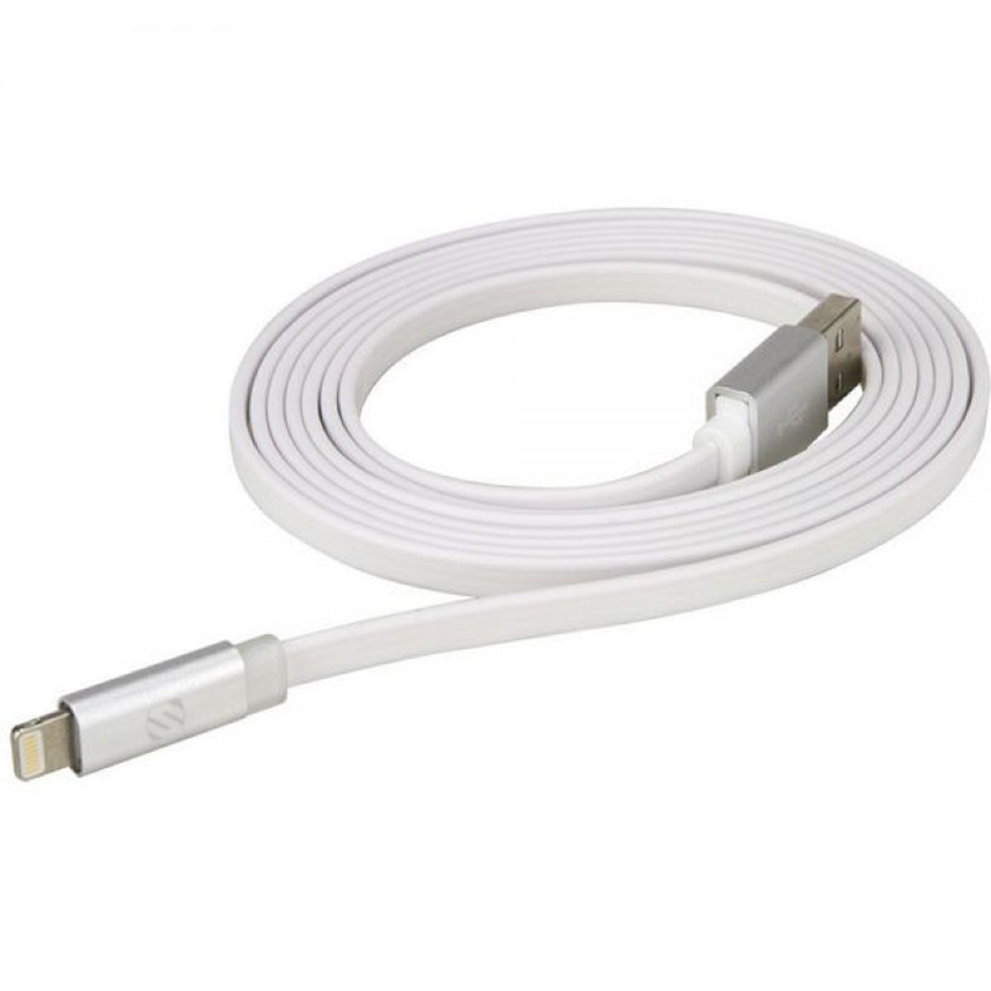 Cable de Carga SCOSCHE Blanco con Luz LED para Iphone