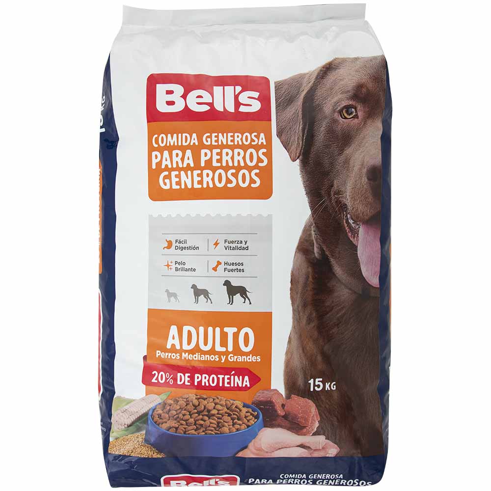 Comida para Perros BELL'S Adultos Bolsa 15Kg