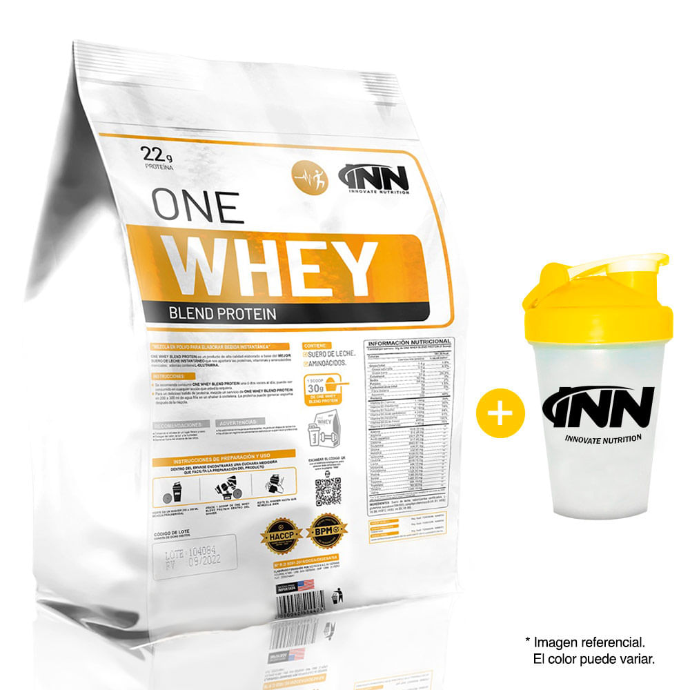 Proteína Inn One Whey Blend Protein 5kg Vainilla + Shaker