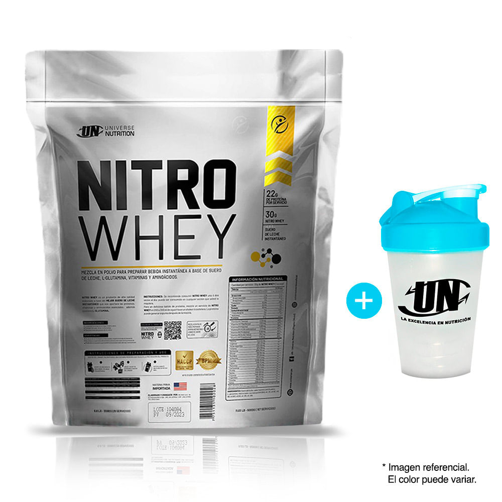 Proteína Universe Nutrition Nitro Whey 3kg Chocolate + Shaker