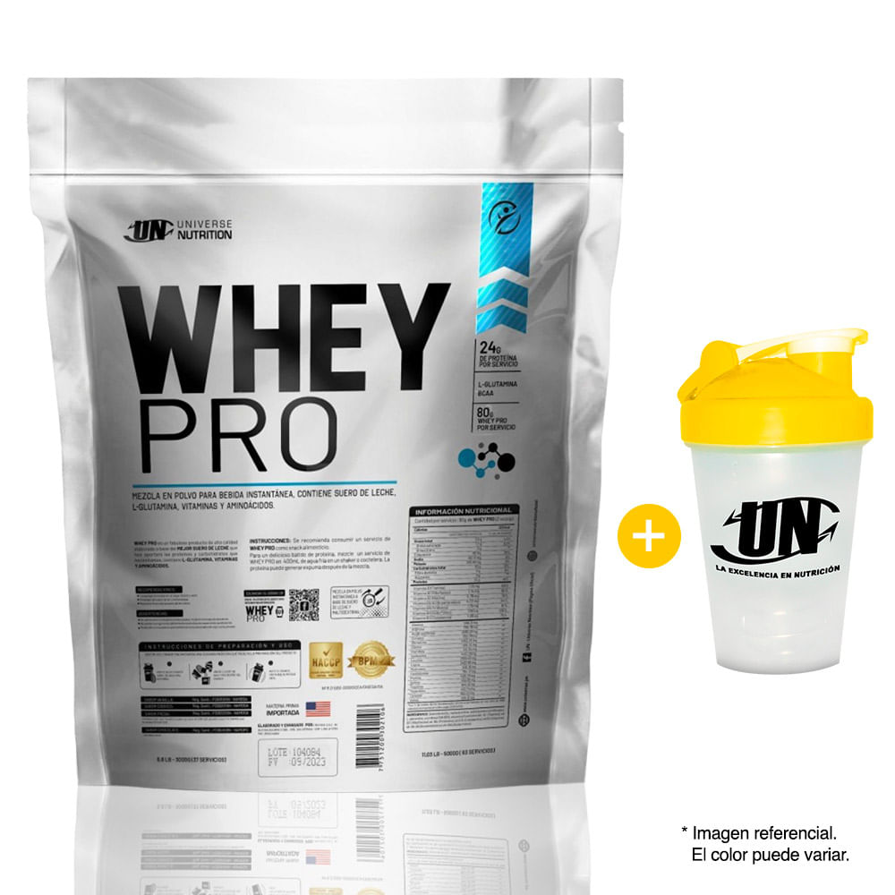 Proteína Universe Nutrition Whey Pro 5kg Vainilla + Shaker
