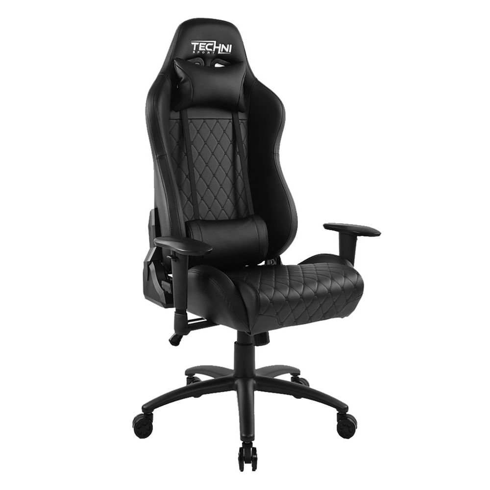 Silla Gamer Technisport Elite Resistencia 150 Kg Negro Sgne1