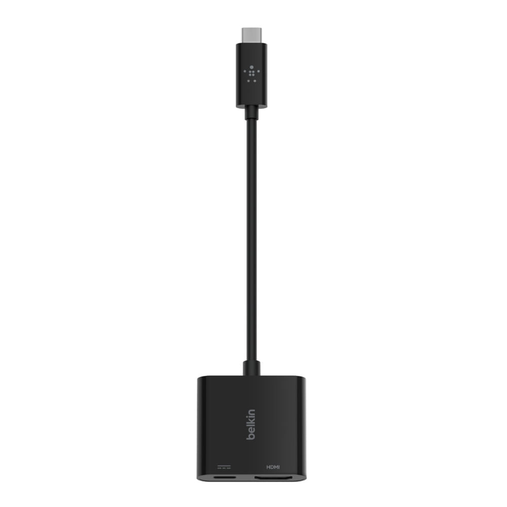 Adaptador Belkin USB-C a HDMI carga Compatible 4K UHD alimentación 60W para MacBook Pro - AVC002btBK