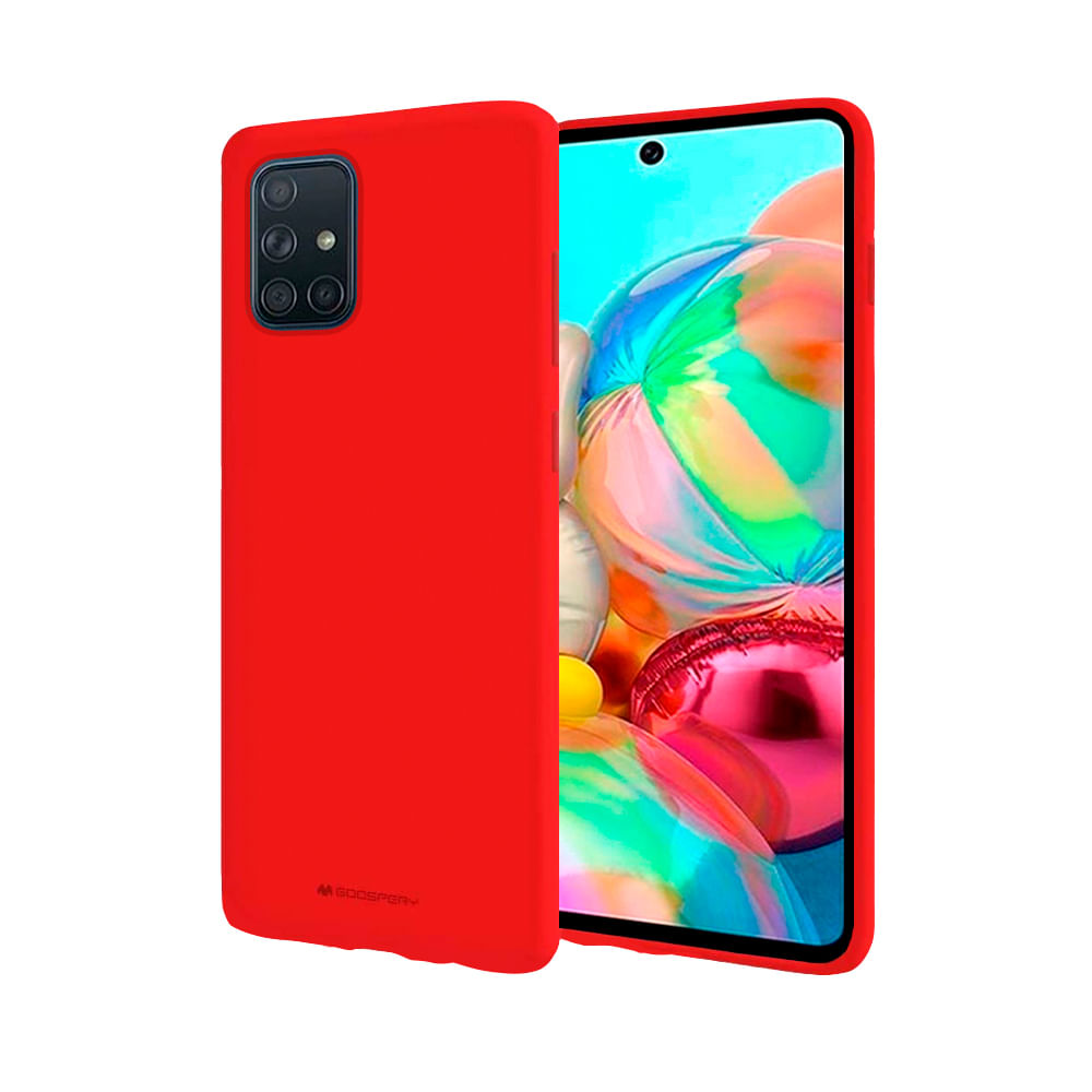 Funda Case para Samsung Note 10 Lite 2020 Soft Feeling Goospery Original Rojo Resistente a caidas