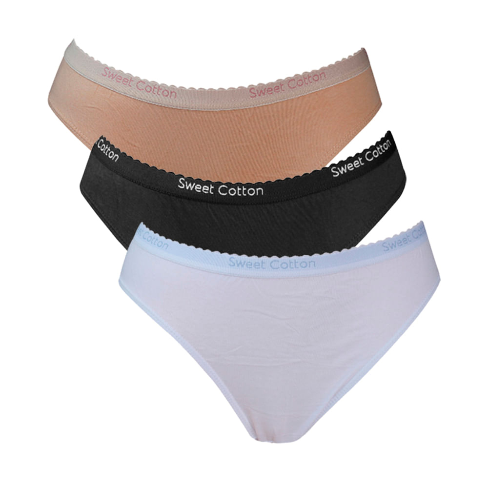 Pack x3 Bikini Sweet Cotton Multicolor 1