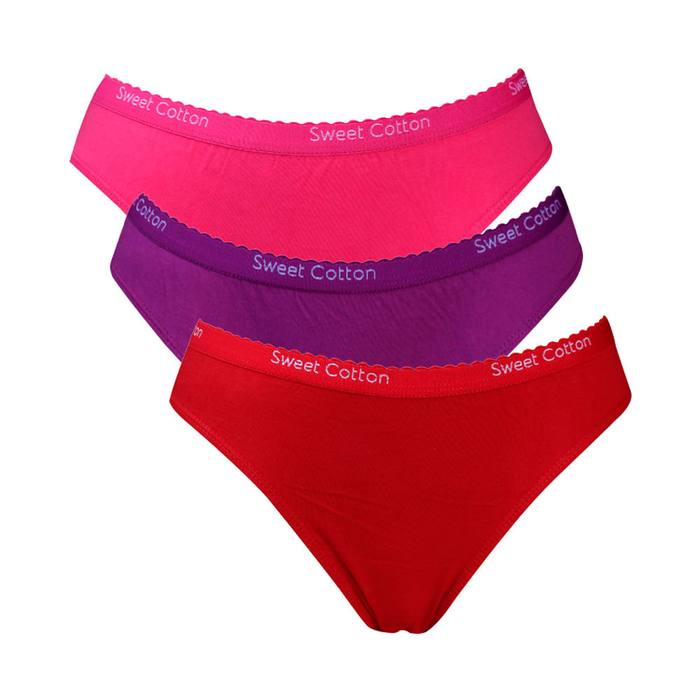 Pack x3 Bikini Sweet Cotton Multicolor 2