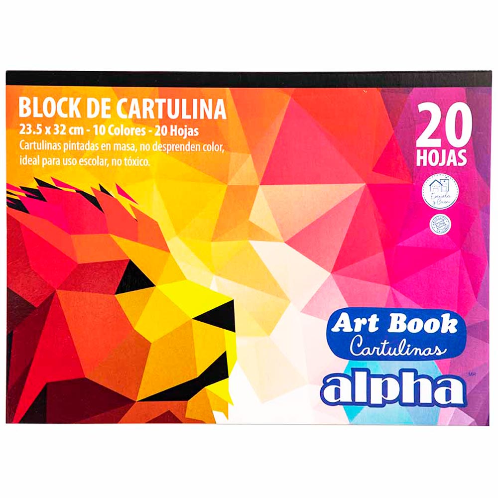 Block de Cartulina ALPHA Art 20 Hojas