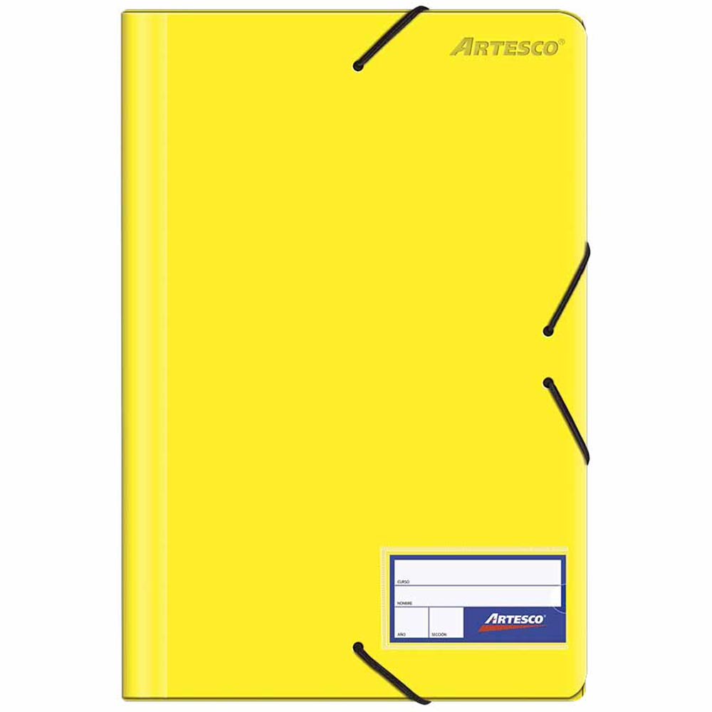 Folder ARTESCO con Liga Amarillo