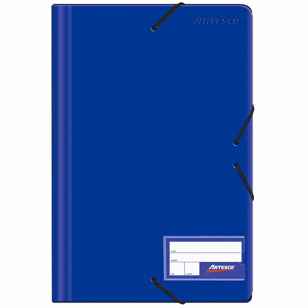 Folder ARTESCO con Liga Azul