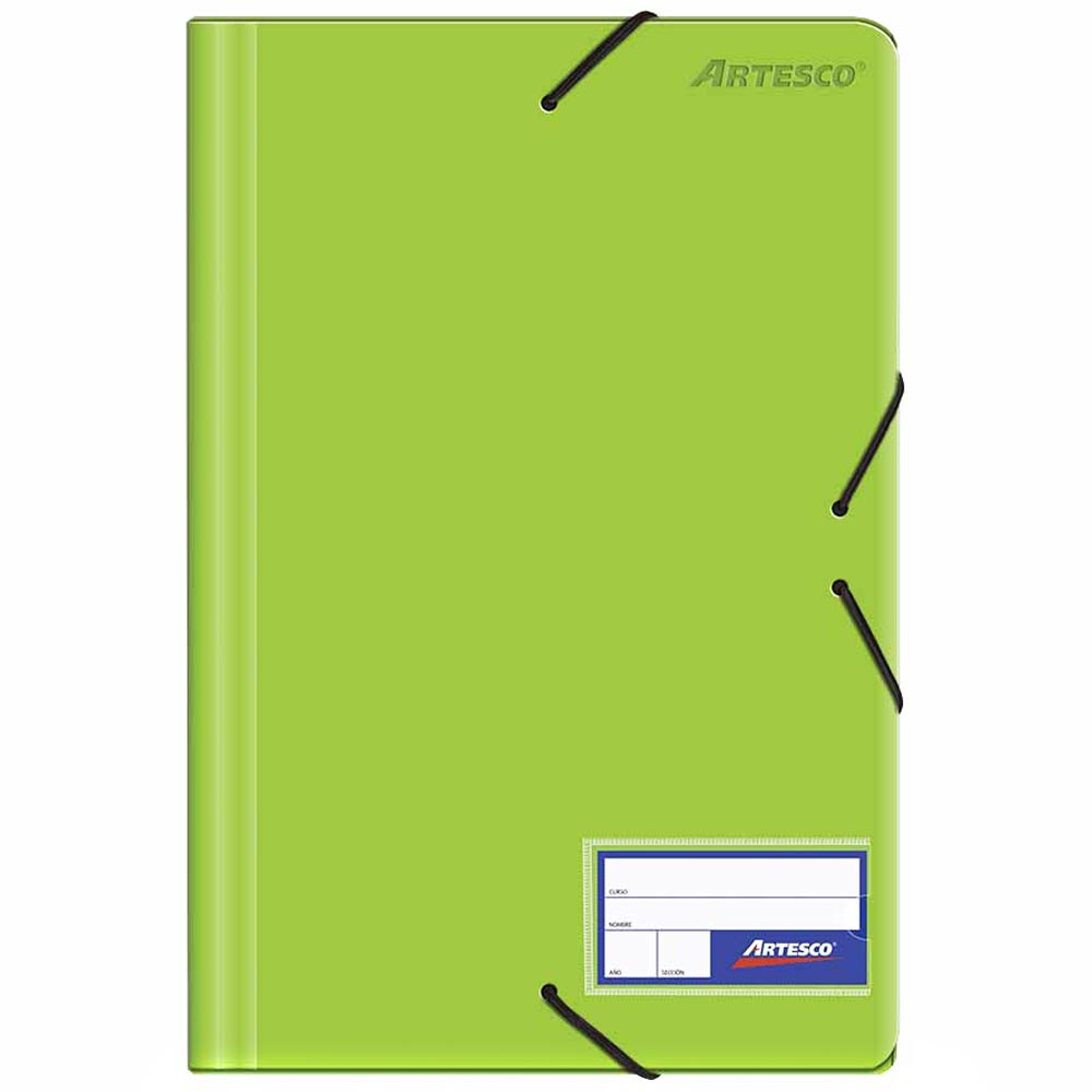 Folder ARTESCO con Liga Verde Limón