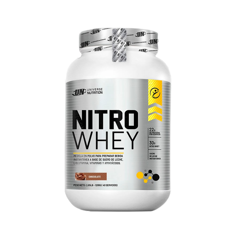 Proteína Nitro Whey 1.2Kg Chocolate